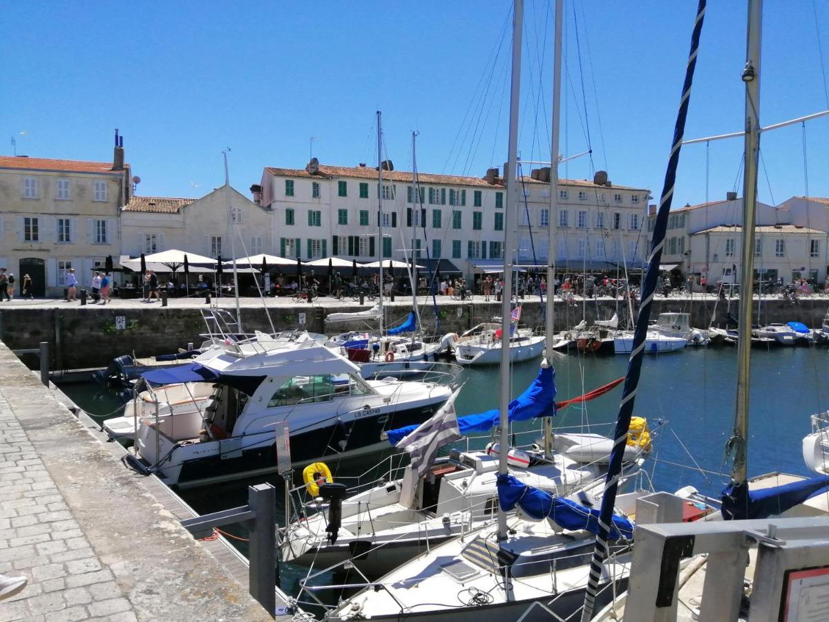 Appartement élégant avec vue sur le port Saint-Martin-de-Ré Exterior foto